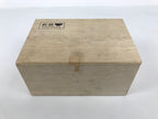 Japanese Wooden Pottery Tea Cup Storage Box Vtg Inside 18x12x8.5cm Brown X239-FB - Wooden Box-chidorivintage.com