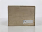 Japanese Wooden Pottery Tea Cup Storage Box Vtg Inside 18x12x8.5cm Brown X239-FB - Wooden Box-chidorivintage.com