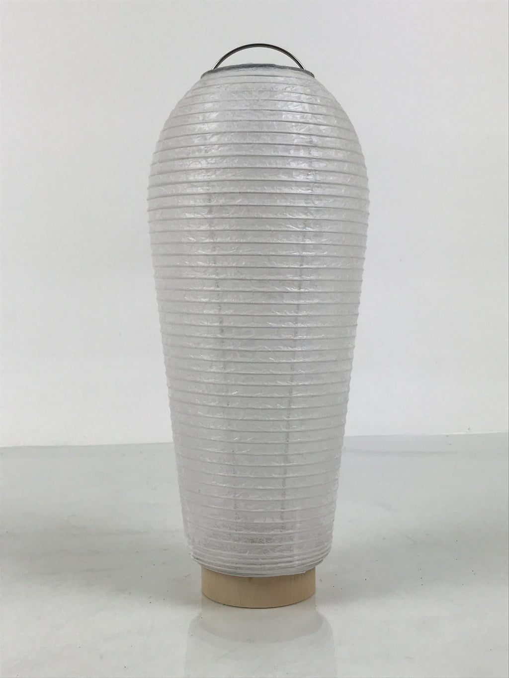 Japanese Miniature Standing Lantern Vtg Chochin Decor White Chrysanthemum LT114-FB - Lantern-chidorivintage.com