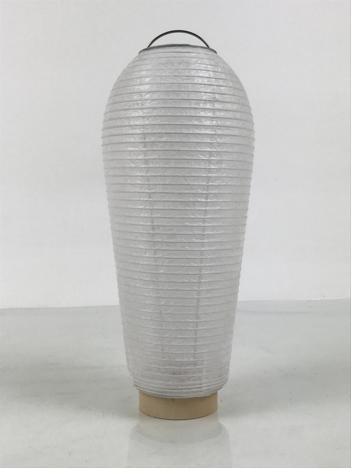 Japanese Miniature Standing Lantern Vtg Chochin Decor White Chrysanthemum LT114-FB - Lantern-chidorivintage.com