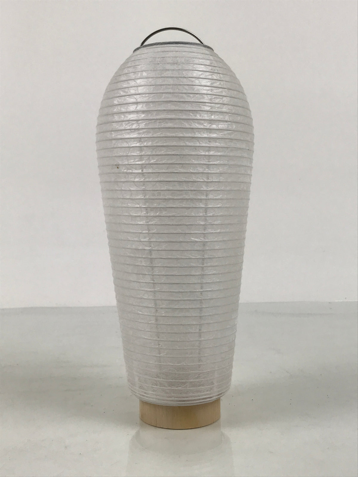 Japanese Miniature Standing Lantern Vtg Chochin Decor White Chrysanthemum LT114-FB - Lantern-chidorivintage.com