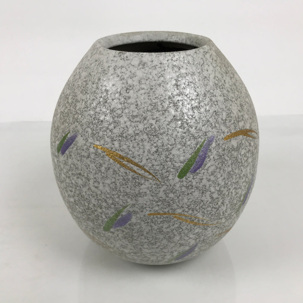 Japanese Shigaraki Ware Ceramic Flower Vase Vtg Kabin Pottery Gray Box PX821-KT - Vase-chidorivintage.com