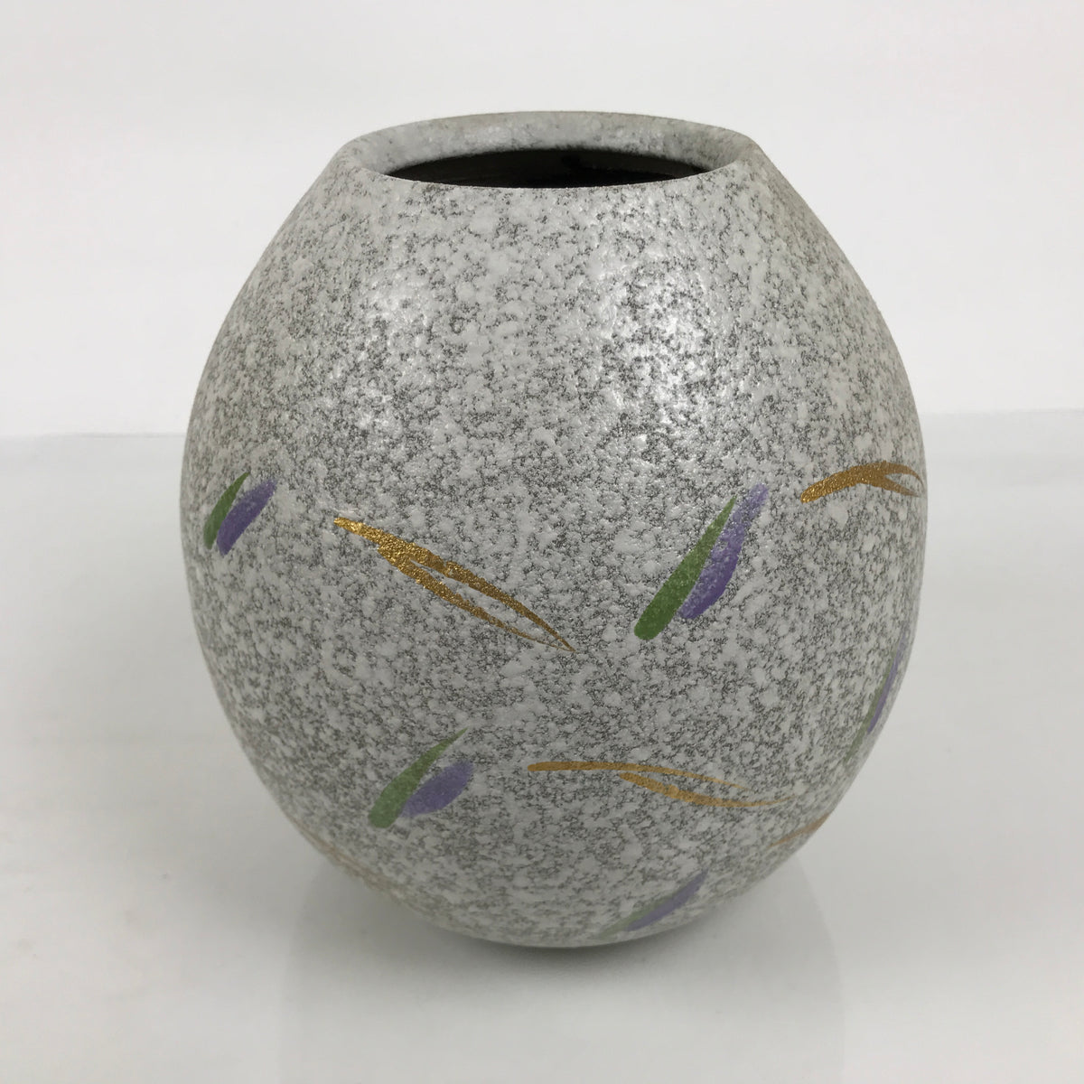 Japanese Shigaraki Ware Ceramic Flower Vase Vtg Kabin Pottery Gray Box PX821-KT - Vase-chidorivintage.com