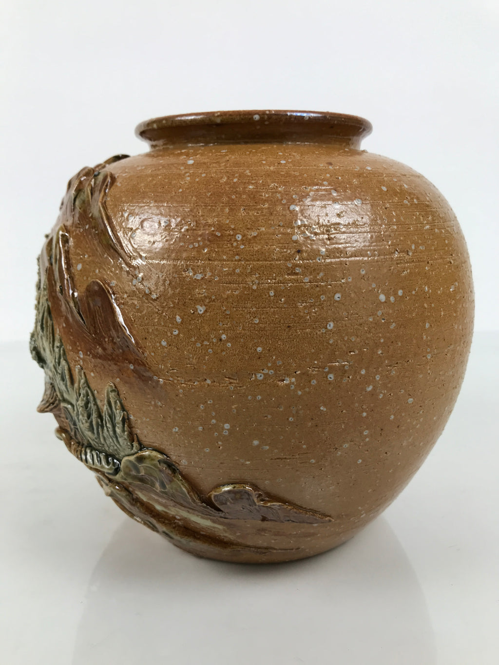 Japanese Shigaraki Ware Ceramic Flower Vase Vtg Kabin Pottery Brown Box PX822-KT - Vase-chidorivintage.com
