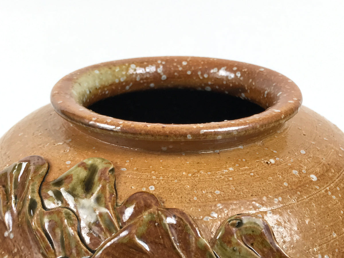 Japanese Shigaraki Ware Ceramic Flower Vase Vtg Kabin Pottery Brown Box PX822-KT - Vase-chidorivintage.com