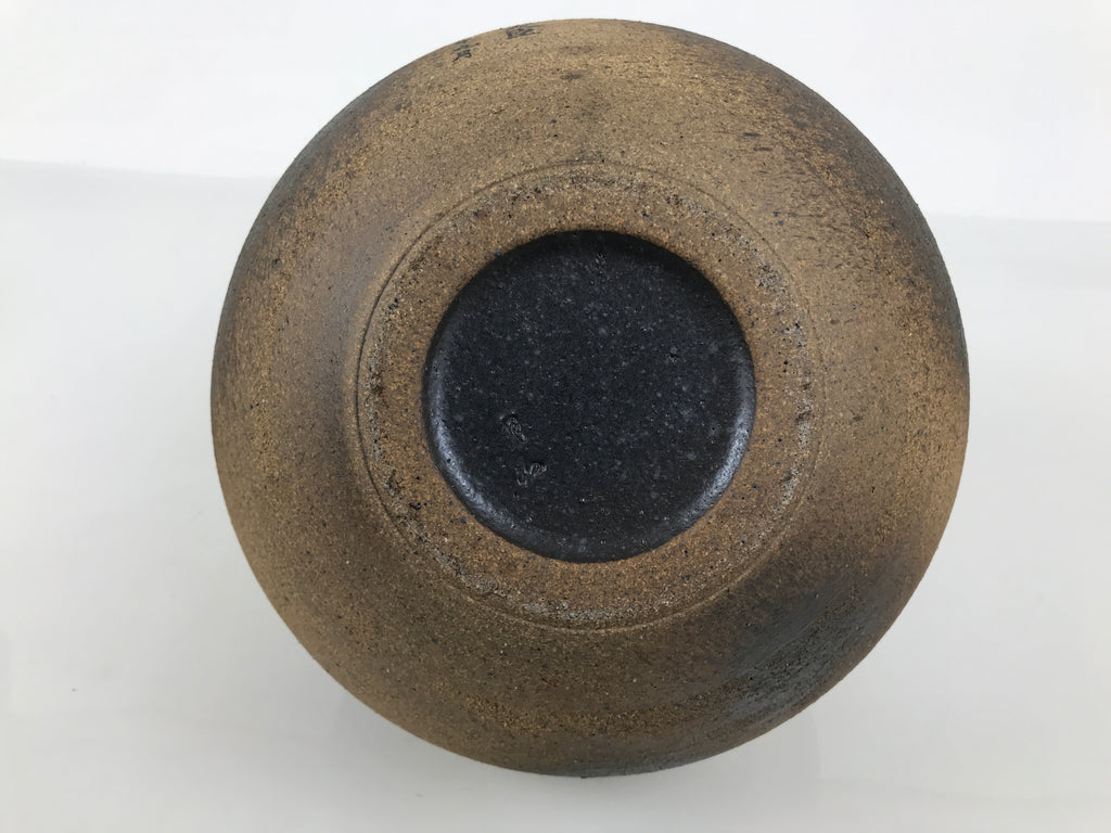 Japanese Shigaraki Ware Ceramic Flower Vase Vtg Kabin Pottery Stand Box PX823-KT - Vase-chidorivintage.com
