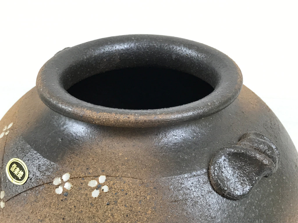 Japanese Shigaraki Ware Ceramic Flower Vase Vtg Kabin Pottery Stand Box PX823-KT - Vase-chidorivintage.com