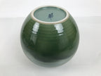 Japanese Porcelain Flower Vase Vtg Ikebana Kabin Celadon Green Mountain FK269-KT - Vase-chidorivintage.com