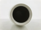Japanese Porcelain Flower Vase Ikebana Kabin Crystalline Glaze White FK271-KT - Vase-chidorivintage.com