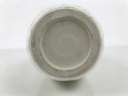 Japanese Porcelain Flower Vase Ikebana Kabin Crystalline Glaze White FK271-KT - Vase-chidorivintage.com