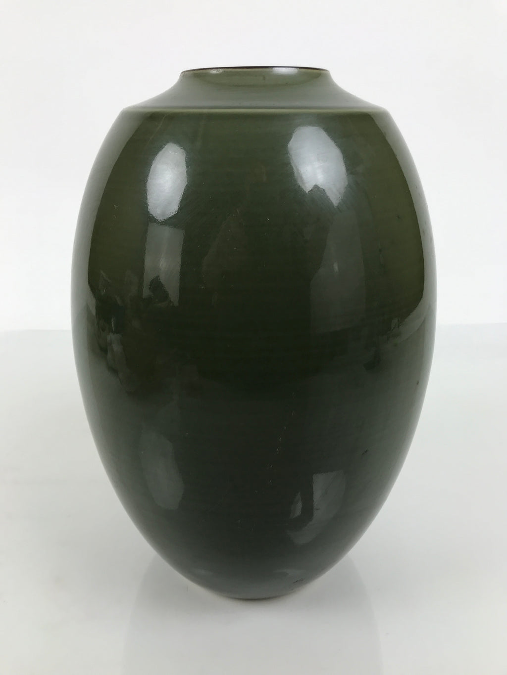 Japanese Kutani ware Porcelain Flower Vase Vtg Ikebana Kabin Floral Green FK272-KT - Vase-chidorivintage.com