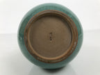 Japanese Ceramic Flower Vase Vtg Ikebana Kabin Green Celadon Crackle Glaze FK275-KT - Vase-chidorivintage.com