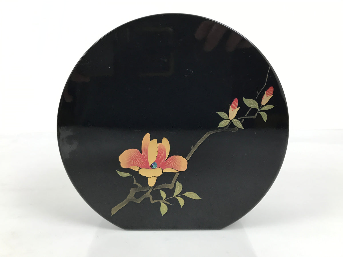 Japanese Lacquered Wood Flower Vase Vtg Kabin Makie Ikebana Arrangement FK280-KT - Vase-chidorivintage.com