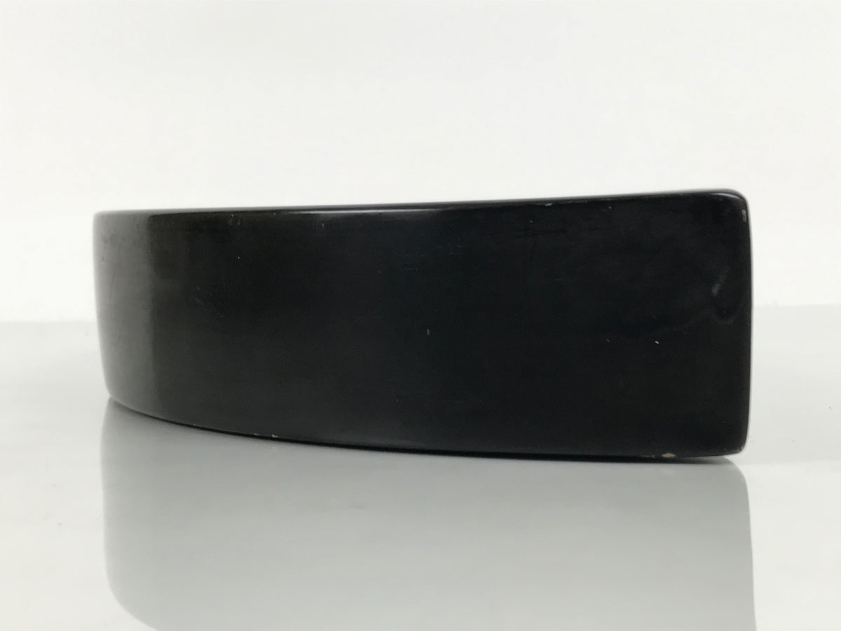 Japanese Ceramic Suiban Flower Vase Vtg Pottery Ikebana Accessory Black Y606-KT - Vase-chidorivintage.com