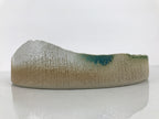 Japanese Ceramic Suiban Flower Vase Pottery Ikebana Accessory Mountain Oval Y608-KT - Vase-chidorivintage.com