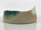 Japanese Ceramic Suiban Flower Vase Pottery Ikebana Accessory Mountain Oval Y608-KT - Vase-chidorivintage.com