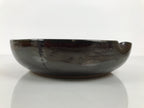 Japanese Ceramic Suiban Flower Vase Pottery Ikebana Accessory Brown Blue Y609-KT - Vase-chidorivintage.com