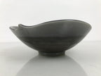 Japanese Ceramic Suiban Flower Vase Pottery Ikebana Accessory Brown Blue Y610-KT - Vase-chidorivintage.com