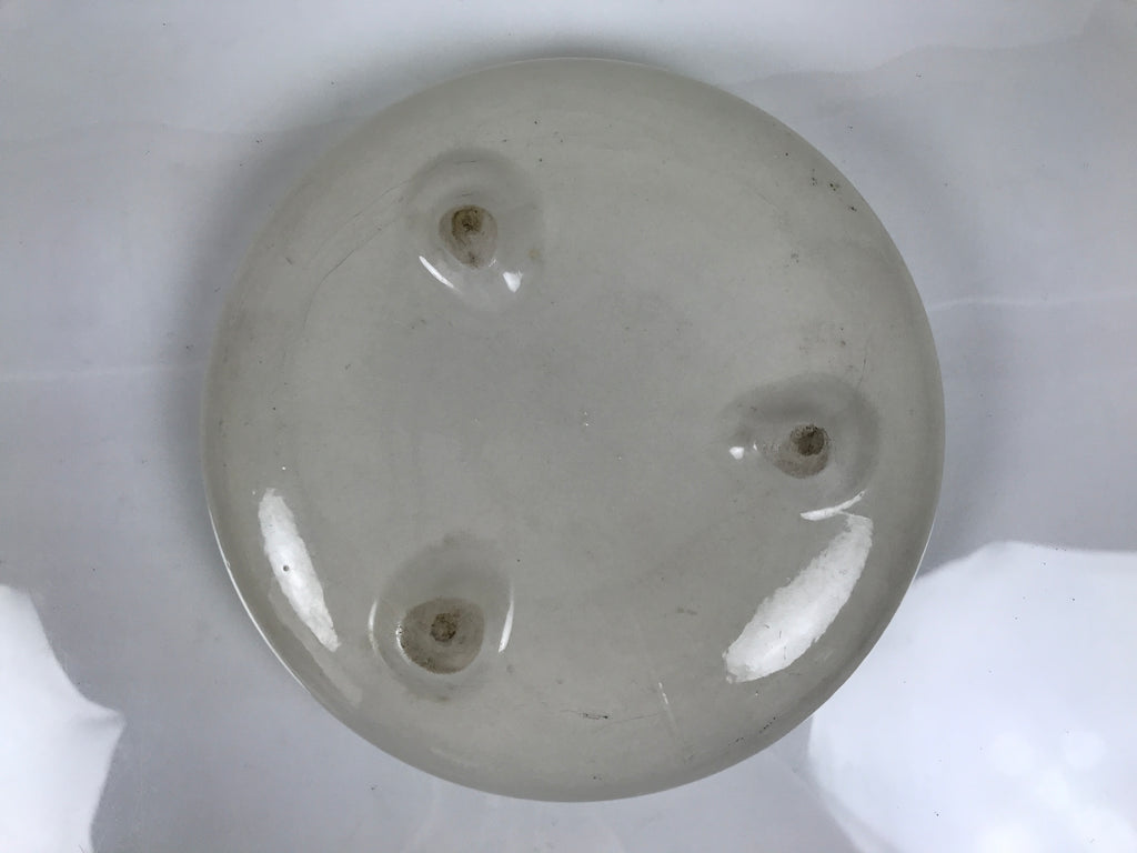 Japanese Porcelain Suiban Flower Vase Vtg Pottery Ikebana Arrangement White Y612-KT - Vase-chidorivintage.com