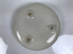 Japanese Porcelain Suiban Flower Vase Vtg Pottery Ikebana Arrangement White Y612-KT - Vase-chidorivintage.com