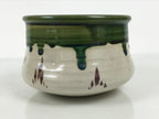 Japanese Oribe Pottery Ceramic Waste Water Bowl Kensui Vtg Tea Ceremony CHB175-KT - Bowl-chidorivintage.com