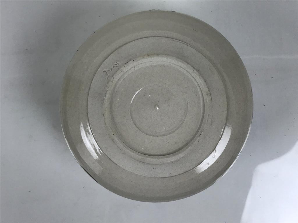 Japanese Oribe Pottery Ceramic Waste Water Bowl Kensui Vtg Tea Ceremony CHB175-KT - Bowl-chidorivintage.com
