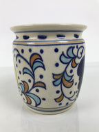 Japanese Porcelain Mizusashi Water Jar Vtg Tea Ceremony Pot Dutch-Style TG214-KT - Tea Ceremony-chidorivintage.com