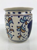 Japanese Porcelain Mizusashi Water Jar Vtg Tea Ceremony Pot Dutch-Style TG214-KT - Tea Ceremony-chidorivintage.com