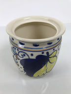 Japanese Porcelain Mizusashi Water Jar Vtg Tea Ceremony Pot Dutch-Style TG214-KT - Tea Ceremony-chidorivintage.com
