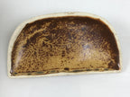 Japanese Oribe Ceramic Snack Bowl Lidded Kashiki Compartments Pottery Brown Y632-KT - Bowl-chidorivintage.com