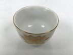 Japanese Porcelain Teacup Yunomi Buddhist Altar Offering Lotus Flower White G347-KT - Teacup-chidorivintage.com