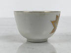 Japanese Porcelain Teacup Yunomi Buddhist Altar Offering Lotus Flower White G347-KT - Teacup-chidorivintage.com