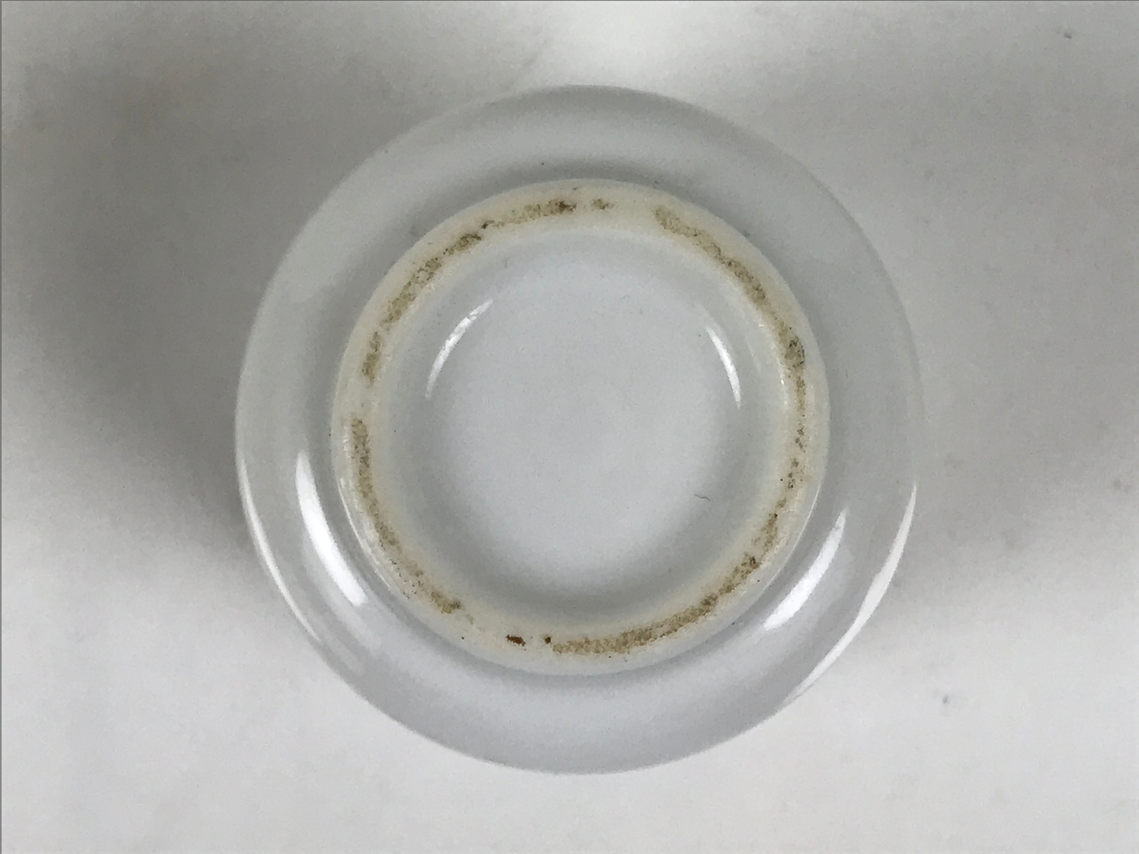 Japanese Porcelain Teacup Yunomi Buddhist Altar Offering Lotus Flower White G348-KT - Teacup-chidorivintage.com