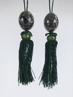 Japanese Granite Stone Hanging Scroll Weights Fuchin Kakejiku Black Green FC381-AD - Scroll Accessory-chidorivintage.com