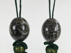 Japanese Granite Stone Hanging Scroll Weights Fuchin Kakejiku Black Green FC381-AD - Scroll Accessory-chidorivintage.com