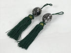 Japanese Granite Stone Hanging Scroll Weights Fuchin Kakejiku Black Green FC381-AD - Scroll Accessory-chidorivintage.com
