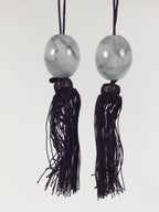 Japanese Granite Stone Hanging Scroll Weights Fuchin Kakejiku Gray Purple FC382-AD - Scroll Accessory-chidorivintage.com