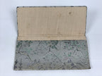 Japanese Silk Fabric Long Kimono Wallet Kashiire Silver Red Mountain Scene KB102-TX - Kimono Accessories-chidorivintage.com