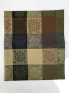 Japanese Fukusa Sutra Book Silk Cover Vtg Funeral Gift Chrysanthemum Brown BT20-TX - Other-chidorivintage.com