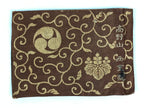 Japanese Buddhist Silk Juzu Rosary Case Koyasan Temple Kuukai Mantra Gold BT19-OT - Buddhist-chidorivintage.com
