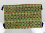 Japanese Buddhist Altar Silk Table Cloth Uchishiki Kyozukue Shippo Green BT22-OT - Buddhist-chidorivintage.com