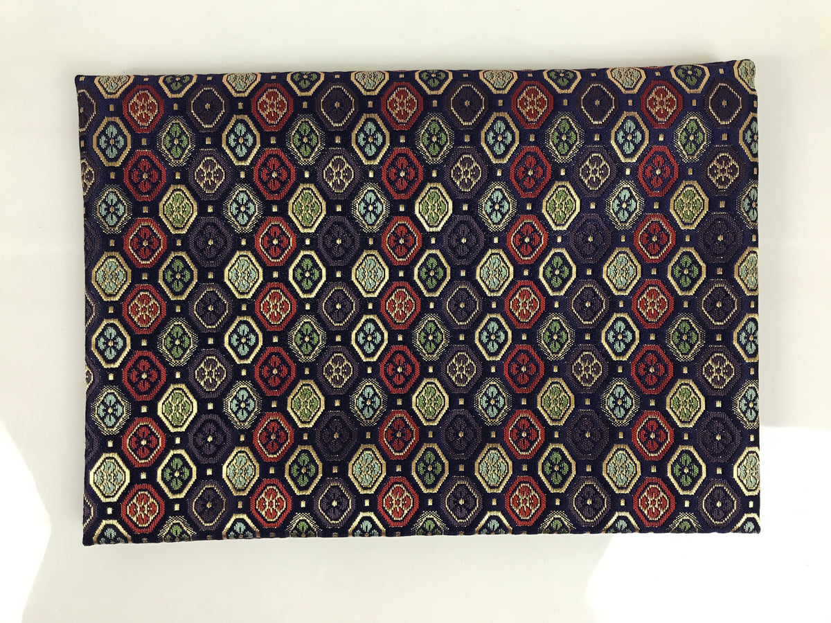Japanese Prayer Bead Book Fabric Bag Vtg Jyuzu-Bukuro Pockets Purple Hishi BT23-OT - Buddhist-chidorivintage.com