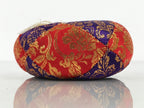 Japanese Buddhist Orin Bell Singing Bowl Fabric Pillow Vtg Purple Red Gold BT15-OT - Buddhist-chidorivintage.com