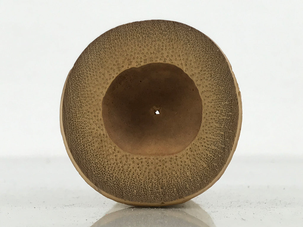 Japanese Natural Bamboo Tea Ceremony Kettle Lid Ladle Rest Futaoki Sado TG211-KT - Tea Ceremony-chidorivintage.com