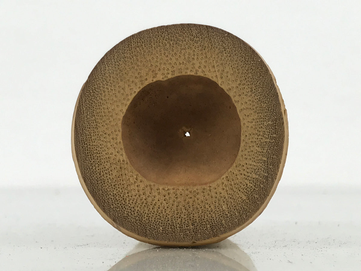 Japanese Natural Bamboo Tea Ceremony Kettle Lid Ladle Rest Futaoki Sado TG211-KT - Tea Ceremony-chidorivintage.com