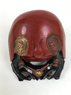 Japanese Carved Wooden Buddhist Drum Mokugyo Vtg Altar Fitting Lacquered BT42-OT - Buddhist-chidorivintage.com