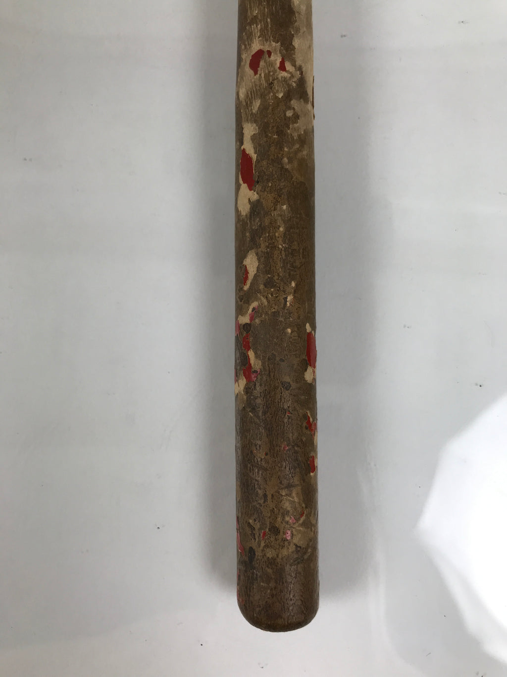 Antique Japanese Buddhist Mokugyo Drum Wooden Striker Suede Head Brown BT36-OT - Buddhist-chidorivintage.com