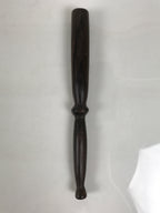 Japanese Buddhist Orin Bell Singing Bowl Wooden Striker Vtg Carved Brown BT37-OT - Buddhist-chidorivintage.com