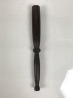 Japanese Buddhist Orin Bell Singing Bowl Wooden Striker Vtg Carved Brown BT37-OT - Buddhist-chidorivintage.com