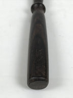 Japanese Buddhist Orin Bell Singing Bowl Wooden Striker Vtg Carved Brown BT37-OT - Buddhist-chidorivintage.com